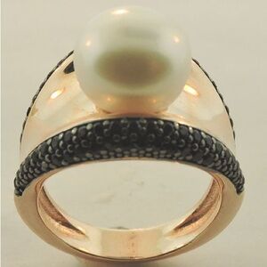 HONORA BRONZE PEARL SPINEL RING SIZE 9